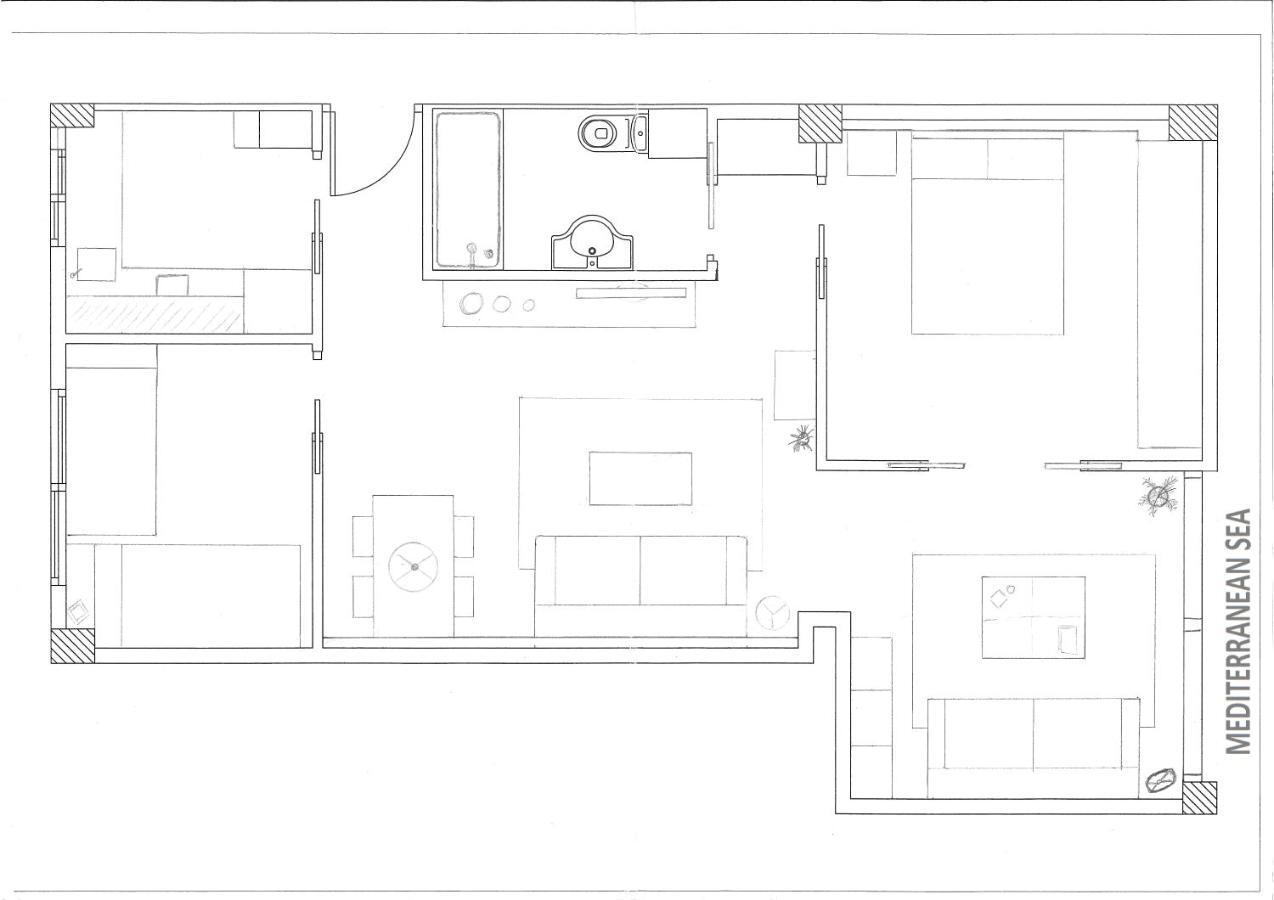 Apartamento Frente Al Mar Málaga Værelse billede